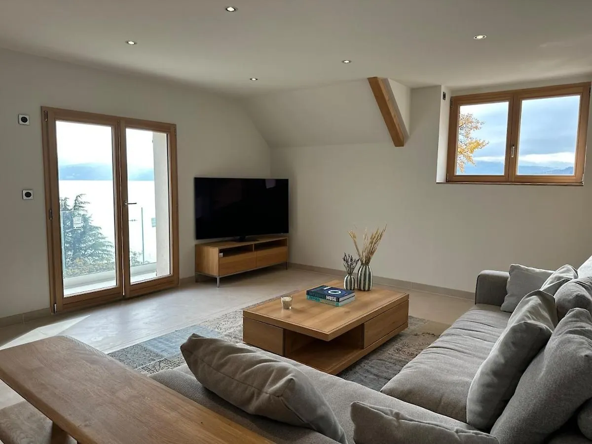 Stylish Duplex With Panoramic Lake View Sevrier 0*,